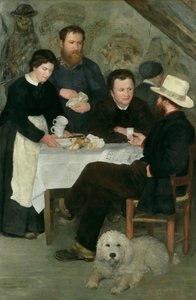 マザーアンソニーの居酒屋、1866年 作： Pierre Auguste Renoir